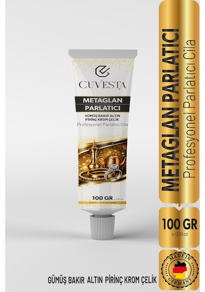 Cuvesta Metaglan Parlatıcı Gümüş/bakır/altın/krom/çelik/pirinç/nikel Parlatma Cilası Tekli 92939655