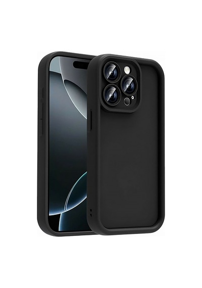 Apple Uyumlu iPhone 16 Pro Max Kamera Çıkıntılı Mat Silikon Telefon Kılıfı