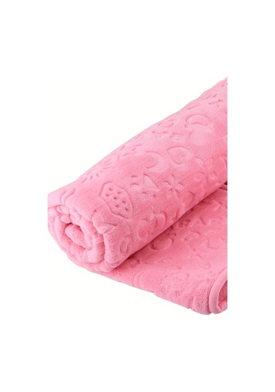Pembe Bebek Çocuk Battaniyesi Kabartmalı Yumuşak İnce Mevsimlik 90 x 110 CM Örtü Pembe