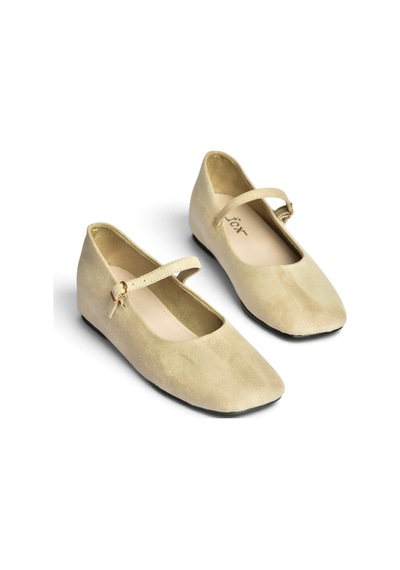 Fox Shoes Z250800002 Bej Süet Günlük Kadın Ayakkabı