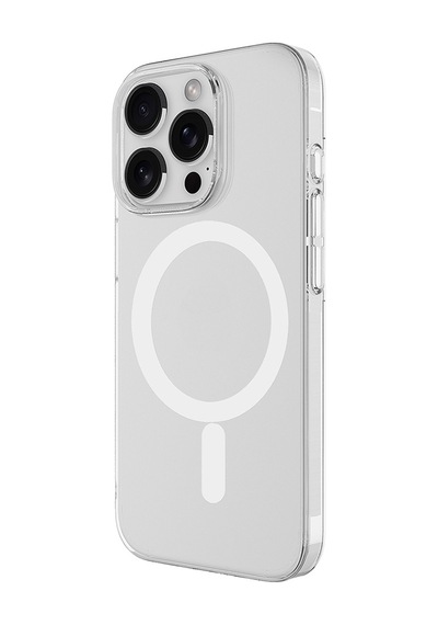 Apple Uyumlu iPhone 16 Pro Max Kamera Korumalı M-safe Şarj Özellikli Şeffaf Mkst London Silikon Kapak - Şeffaf Şeffaf