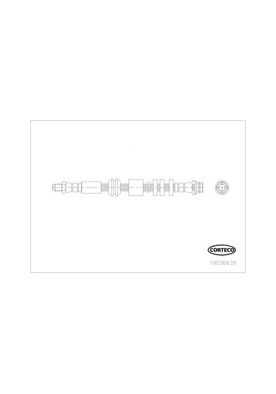 Corteco Fren Hortumu Ön Land Rover Freelander 2 L359 06 14 Corteco 19036626 Lr040770
