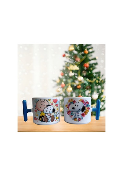 Snoopy Kupa Bardak Tek Adet 0433 Çok Renkli