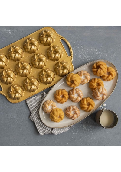 Nordic Ware Braided Mini Bundt Pan Kek Kalıbı Nw-95377 Nordic Ware Renkli