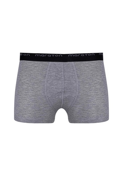 Maraton 2'li Erkek Gri Melanj Boxer Gri Melanj