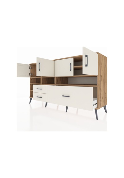 Kronos Konsol 8 Raflı 3 Çekmeceli 4 Kapaklı 176x59x99 Çam-aytaşı Aytası - Atlas Çam Kronos Konsol 8 Raflı 3 Çekmeceli 4 Kapaklı 176x59x99 Çam-aytaşı Aytası - Atlas Çam