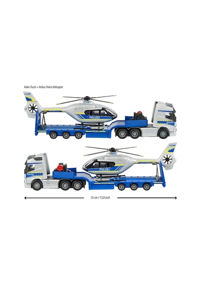 8503716004038 Volvo Truck + Airbus Police Helicopter - Uvcu-897172 1 Adet