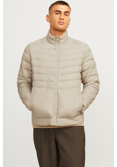 Jack & Jones Erkek Dik Yakalı Şişme Mont - 12258444 Krem