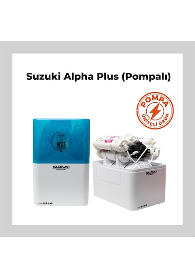 Suzukı Technology Pompalı Su Arıtma Cihazı Alpha Plus Model