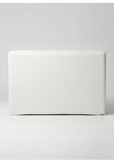Baza Başlık Kılıfı Leke Tutmaz Canvas Kumaş Beyaz