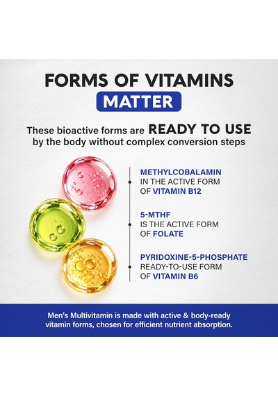 Nutraharmony Multivitamin For Men B-complex Men's Health 90 Kapsül Usa Menşeii Daphnelabs