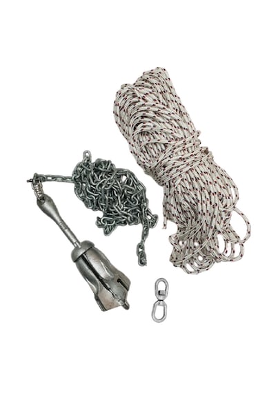Tekne Çapa Seti. 4 Kg. Tekne Ve Bot Çapası. Kombine Hazır Set