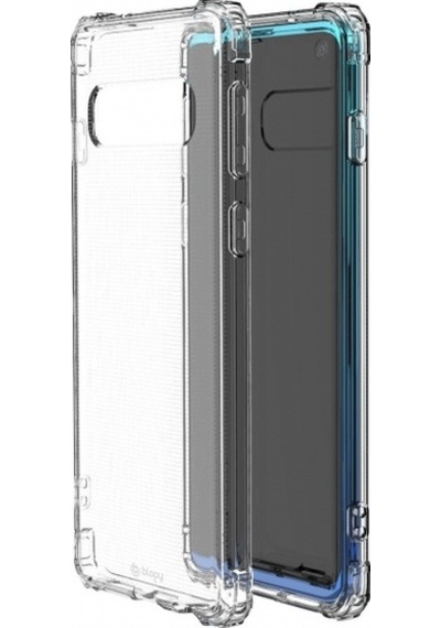 Blogy Galaxy S10 Plus İle Uyumlu Crystal Fit Kılıf Crystal Clear