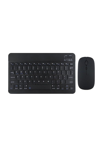 Apple Uyumlu iPad Air 5. Nesil 2022 10.9 4in1 Set Klavye Mouse Kılıf Kalem Ekran Koruyucu