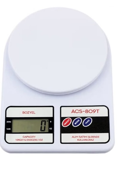 Tartı - Terazi 10 Kg 22cn X 17cm Acs-809t
