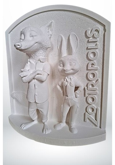 Zootropolis 15 Vm Boyutunda Beton Biblo Çocuk Boyama Etkinliği