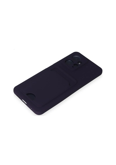 Newface - 805 - Xiaomi Redmi Note 12 4g Kılıf Kelvin Kartvizitli Silikon - - Edntrend - Derin Mor