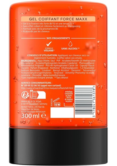 Schwarzkopf Force Maxx No.8 Saç Şekillendirici Jel 300 Ml