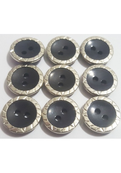 Siyah Renk 13mm. 9 Adet Düğme