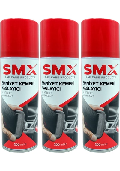 3 Adet Emniyet Kemeri Yağlayıcı 200 Ml