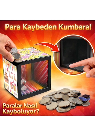 Para Kaybeden Sihirli Kumbara Şaşırtan Tasarım Kutu 7+