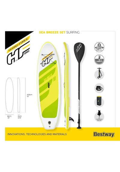 Bestway Hydro-Force Sea Breeze 305 Şişme Sup Paddle Board Set | Kürek Sörfü |