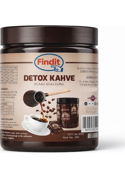Detox Silimora Kahve - Enerjik Yaşam 21 Stick Diğer
