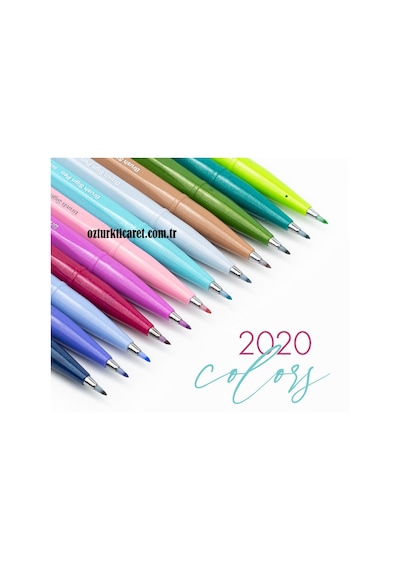Pentel Brush Sign Pen Touch Light Green