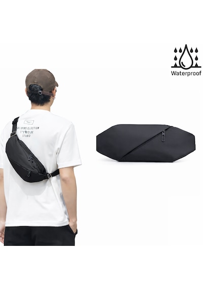 Microcase 2 Bölmeli Günlük Kullanım Çapraz Omuz Askılıklı Çanta Al5535 Suni Siyah
