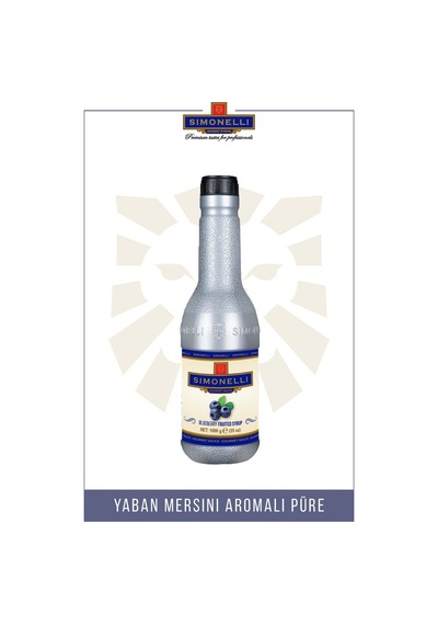 Simonelli Frozen Püre Yaban Mersini 1 KG