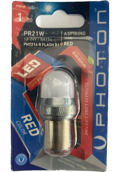 P21/5w Kırmızı Flash Tekli Blıster Aspırıng Serıe Tek Duy