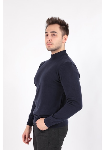 Brango 21050-fw Erkek Yarım Balıkcı Triko Kazak 21050-1597-R1078 Lacivert