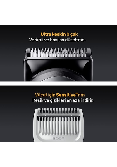 Braun Hepsi Bir Arada Series 5, 7 Si 1 Arada Tıraş Kiti, Keskin Bıçak, Vücut Tıraşı Aıo5520