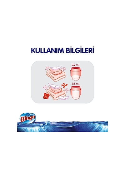 Bingo Soft Konsantre Çamaşır Yumuşatıcısı Lovely 1,44 Lt X 4 Adet 3'lü Set
