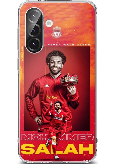 Samsung Galaxy A36 Uyumlu Salah King Kral Tasarımlı Baskılı Silikon Kılıf Renkli