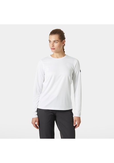 Helly Hansen W Hh Tech Crew Ls 2.0 Uv Üst Kadın Sweatshirt-32405 Beyaz