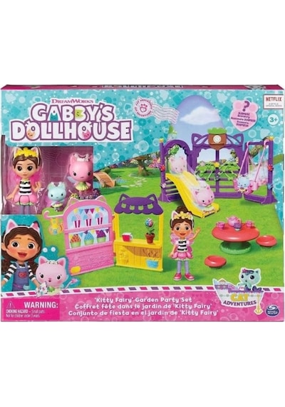 Gabbys Dollhouse Kitty Peri Bahçe Partisi Oyun Seti Spm-6065911