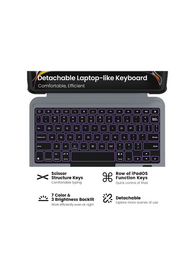 İpad Pro 11 İnç M4 2024 İçin Klavye Kılıfı