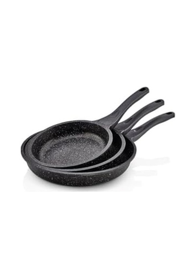 Ayrex 3'lü Döküm Granit Tava Seti Dayanıklı Yanmaz Yapışmaz İç Haznesi 20 Cm 24 Cm 28 Cm Diğer