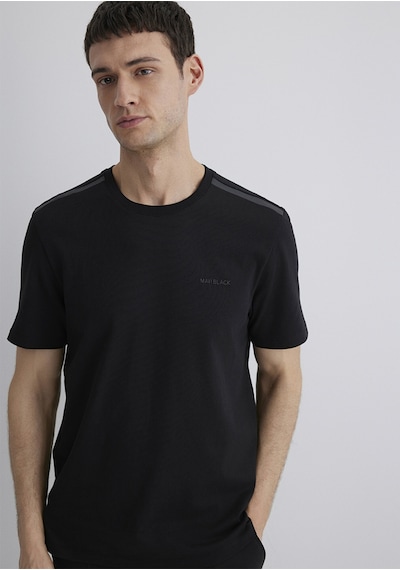 Mavi Siyah Erkek T-shirt M0612689-900 Siyah