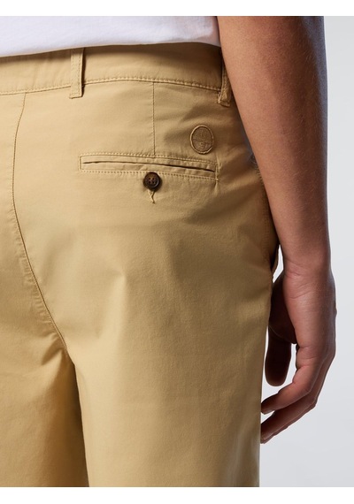 North Sails Freedom Regular Fit Chino Erkek Şort-33437 Açık Kahverengi