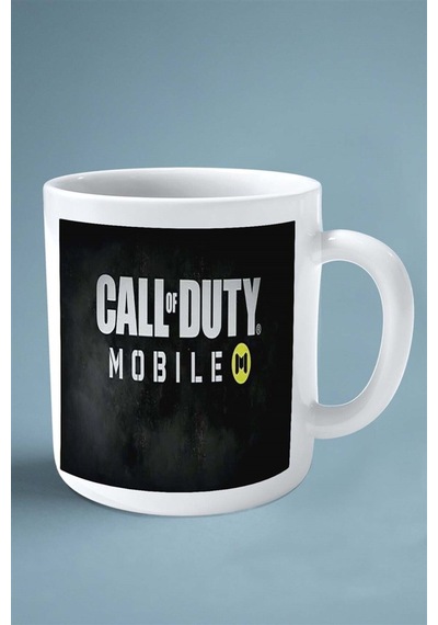 Call Of Duty Oyun Baskılı Kupa Bardak Çift Taraflı Kişiye Özel Model 14 Çok Renkli