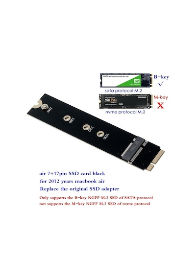 4879 M.2 Ssd To 18 6+12 Mac Çevirici Dönüştürücü Kart Adaptör