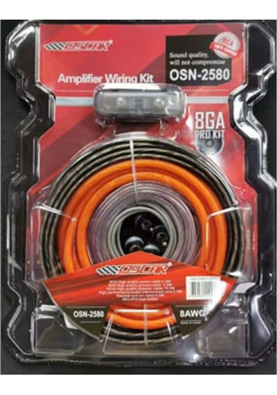 Anfi Kablo Oto Audio 8GA Amfi Full Set Kablo Kiti