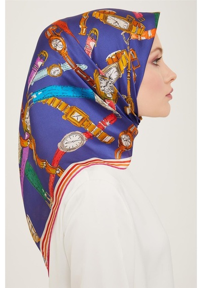 Armine Sura İpek Eşarp 24ya9141 05 - Desenli