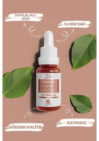 Tala Jojoba Yağı %100 Saf Ve Doğal Soğuk Sıkım 20 ML