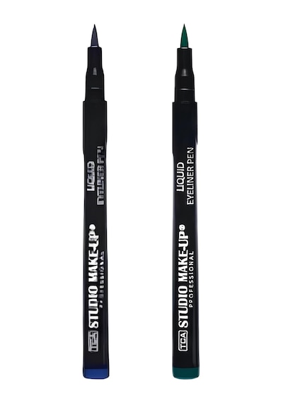 Tca Studio Make Up Keçe Uçlu Eyeliner Göz Kalemi Seti 2'li