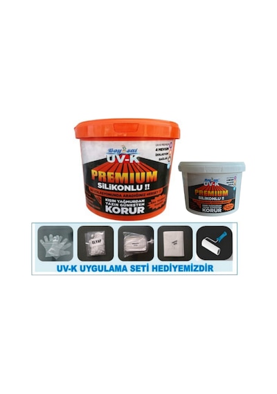 Uv-K Premium Silikonlu Su İzolasyon Boyası 18 Kg Özel Fırsat Pake