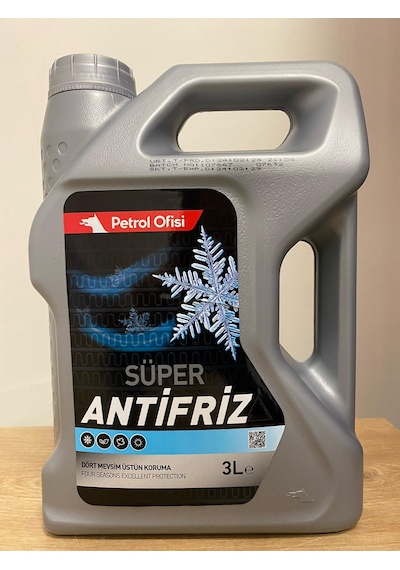 Petrol Ofisi Mavi Antifriz 3litre 2024 Üretim