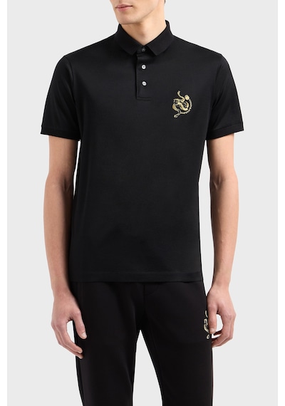 Emporio Armani Erkek Polo Yaka T Shirt Em001704 Af10017 Mc183 Siyah Siyah